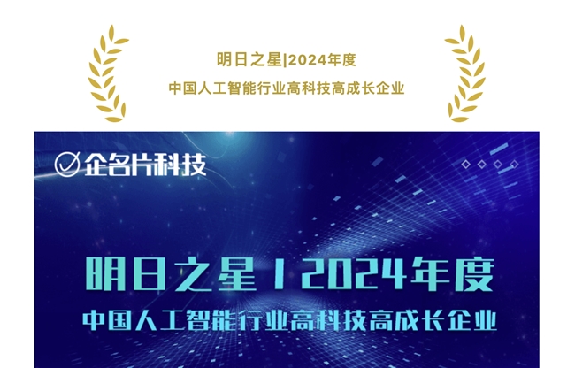 Kaiyun中国：明日之星｜深言科技荣获2024年度中国人工智能行业高科技高成长企业(图2)