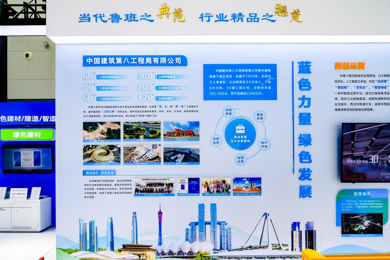 Kaiyun中国：中建八局亮相第八届中国—亚欧博览会建筑主题展区(图2)