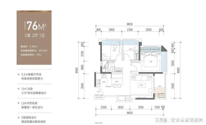 开云网站：2024美盛岭尚苑楼盘沙盘-美盛岭尚苑样板房-备案价(图3)