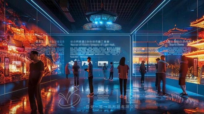 Kaiyun中国：建筑工程职业学院建筑馆设计数字馆建设方案重庆展厅设计(图10)