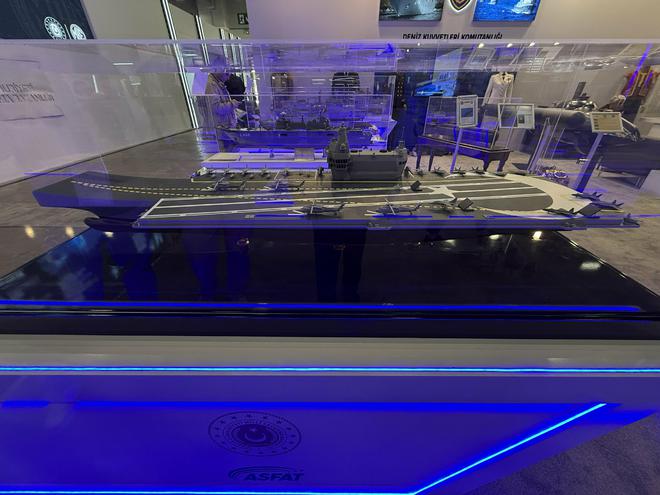 Kaiyun中国：土耳其海军首次展示MUGEM模型：一艘完全自主研发的新型航空母舰(图3)