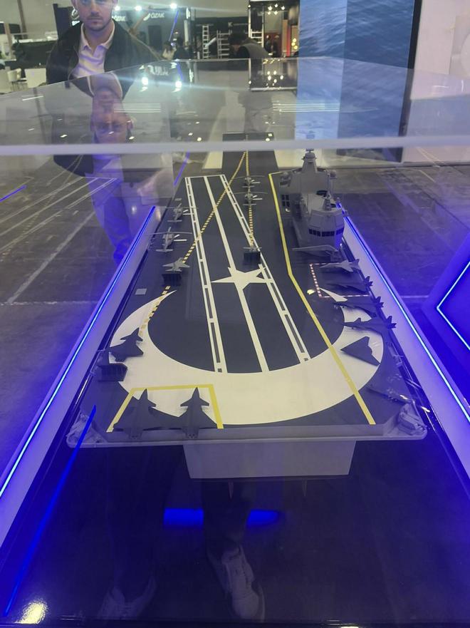 Kaiyun中国：土耳其海军首次展示MUGEM模型：一艘完全自主研发的新型航空母舰(图6)