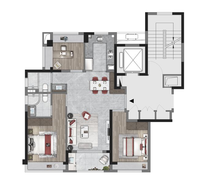 开云网站：楼市传奇®建发联发青云上售楼处发布丨青云上：品质生活典范！(图3)