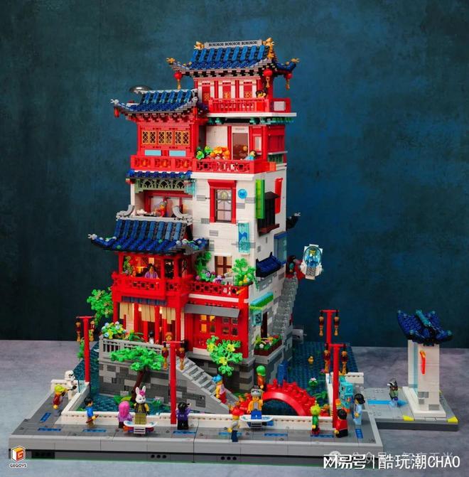 Kaiyun中国：中国AFOL节乐高认证作品“赛博国风民宿未来城沙盘”(图2)